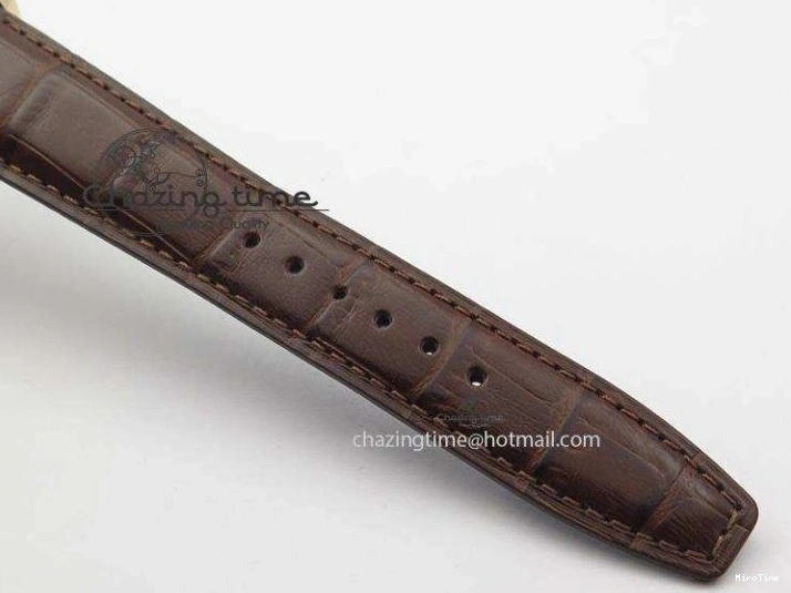 MIROTIME 1219 Unisex Portuguese Real PR RG IW500702 ZF 1:1 Best Edition On Brown Leather Strap A52010 V 7303